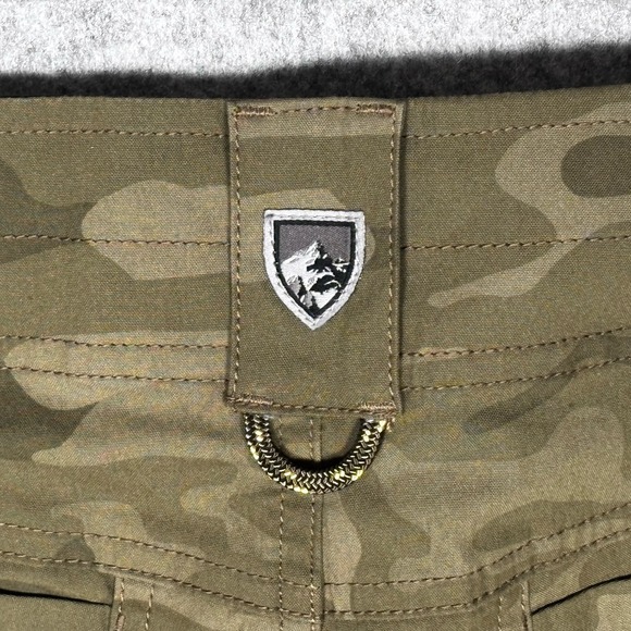 Kuhl Ambush Cargo Shorts Mens 30x11 Green Camo Outdoor Hiking Casual Pockets New - Picture 14 of 14